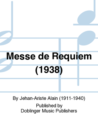 Book cover for Messe de Requiem ( 1938 )