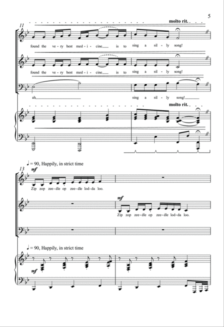 The Zip Zop Song 3-Part scores gallery preview page 5