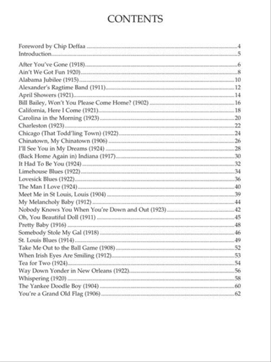 Tin Pan Alley Favorites for Fingerstyle Guitar Fingerpicking Guitar scores gallery preview page 3