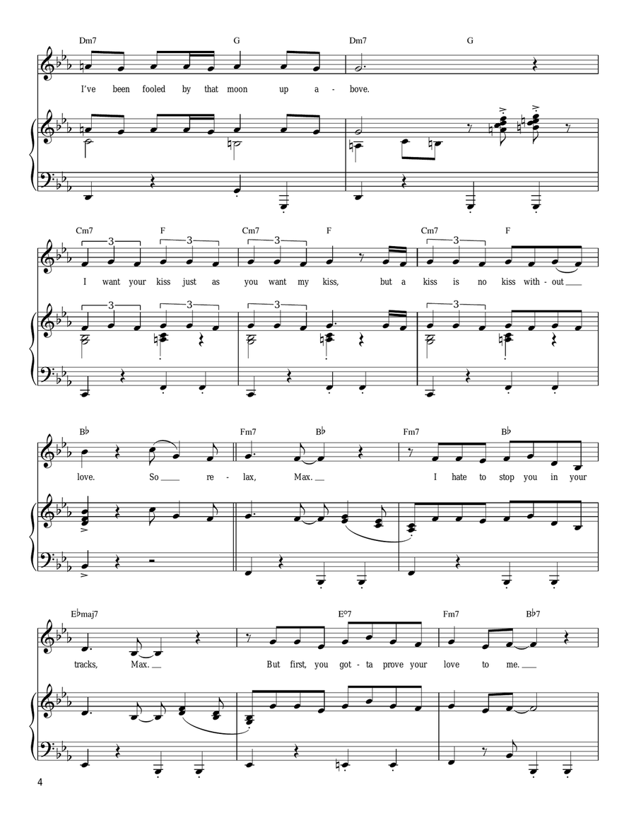 Relax Max Piano, Vocal, Guitar scores gallery preview page 4