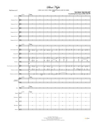Book cover for Silent Night [Chicago] (full score & set of parts)
