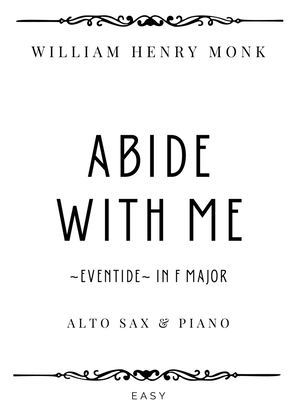Monk - Abide with Me (Eventide) in F Major - Easy
