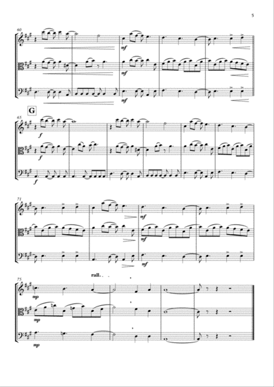 Here Comes The Sun Here Comes The Sun String Trio scores gallery preview page 5