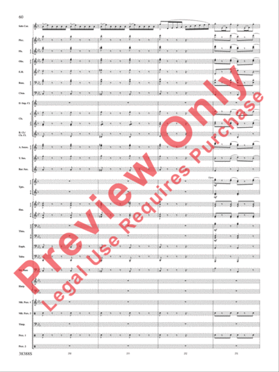 Napoli Napoli Concert Band scores gallery preview page 61