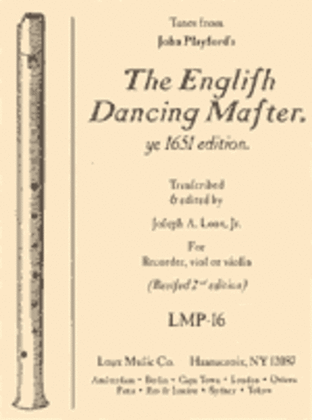 Tunes from the English Dancing Master (1651 edition)