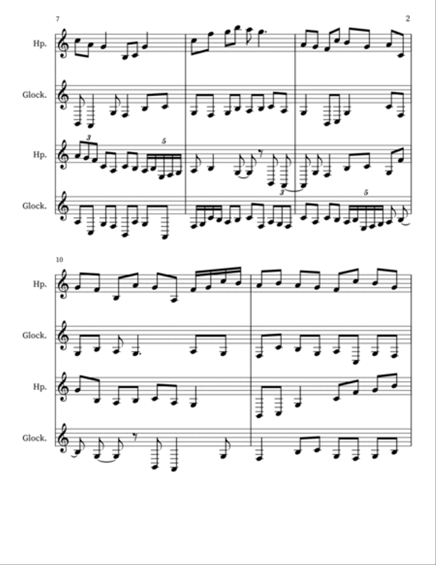 Confection 70 Percussion scores gallery preview page 2