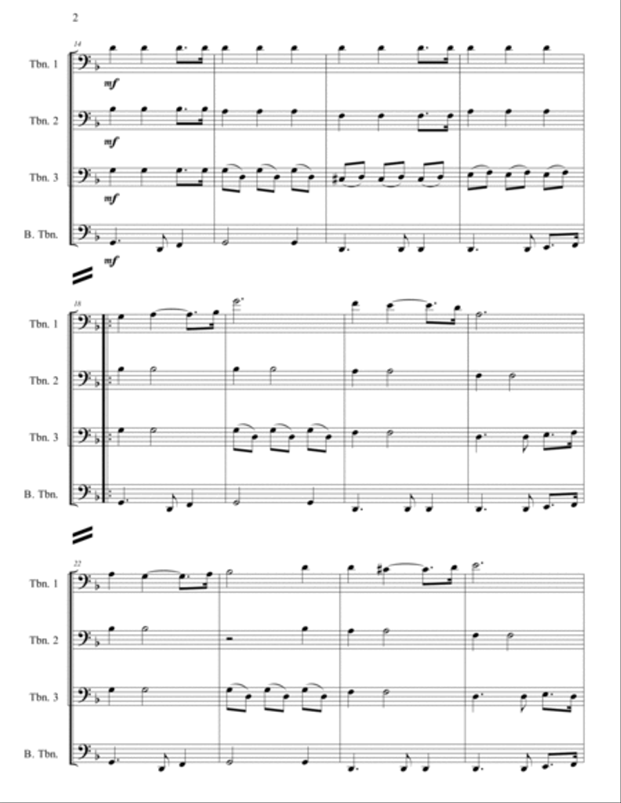 Theme From Persuaders Brass Ensemble scores gallery preview page 5