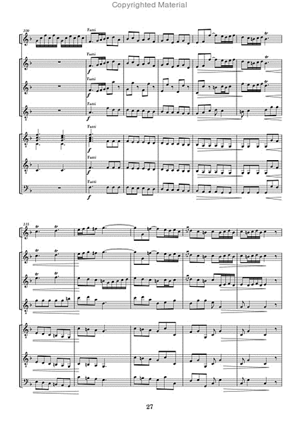 Concerto F-Dur fur Sopranino und Zupforchester by Giuseppe Sammartini Recorder - Sheet Music