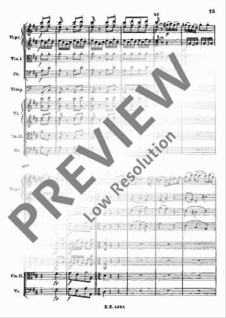 Serenade No. 6 D major Serenade No. 6 D major Chamber Orchestra scores gallery preview page 20