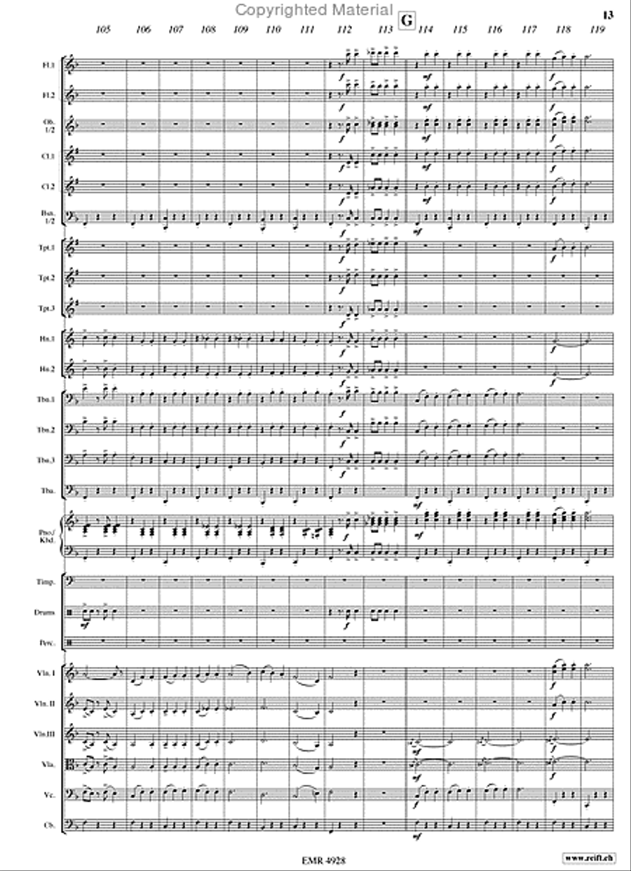 Fiddler On The Roof Orchestra scores gallery preview page 13
