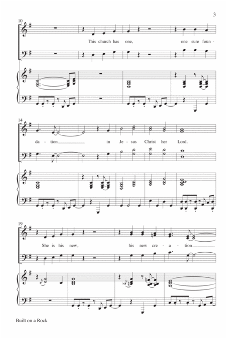 Built on a Rock 4-Part scores gallery preview page 4