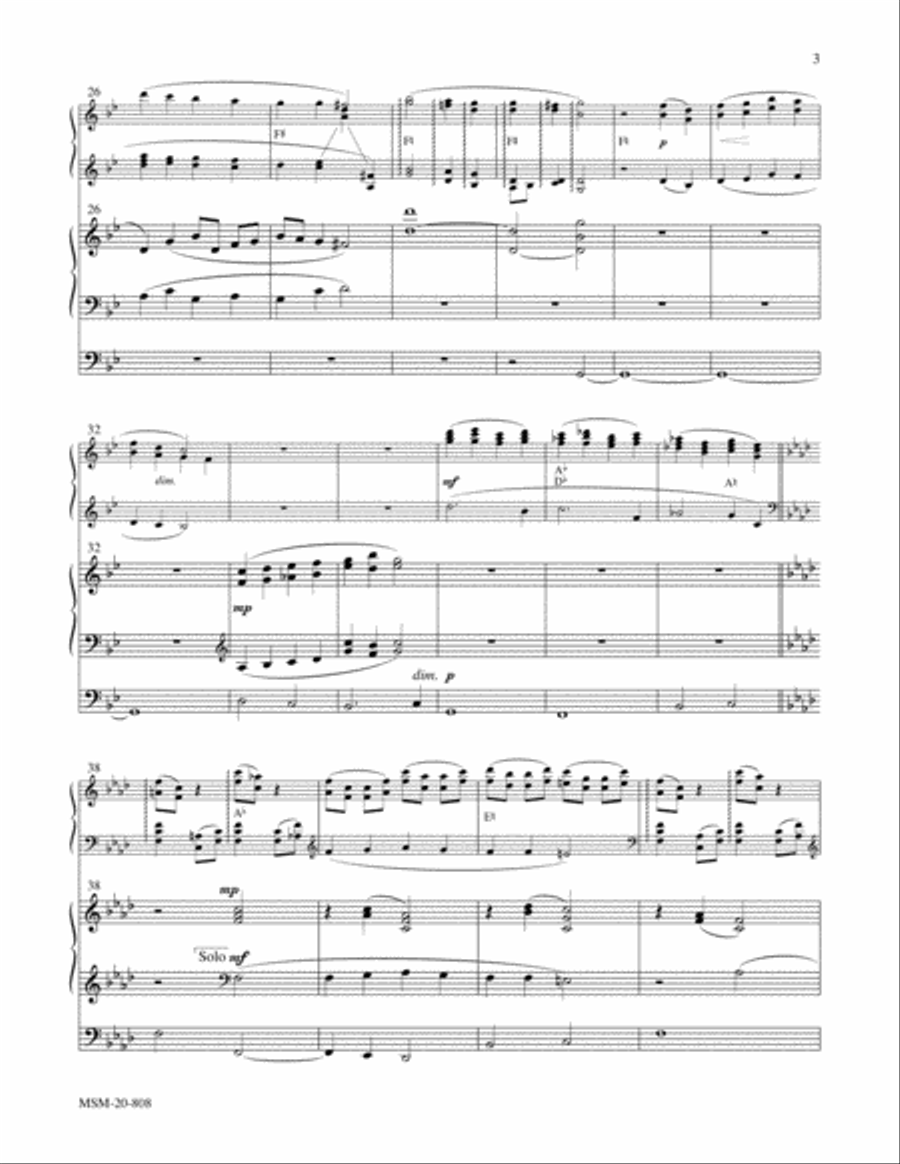 Windsor No. 2 from Hymns for Harp and Organ Harp scores gallery preview page 4