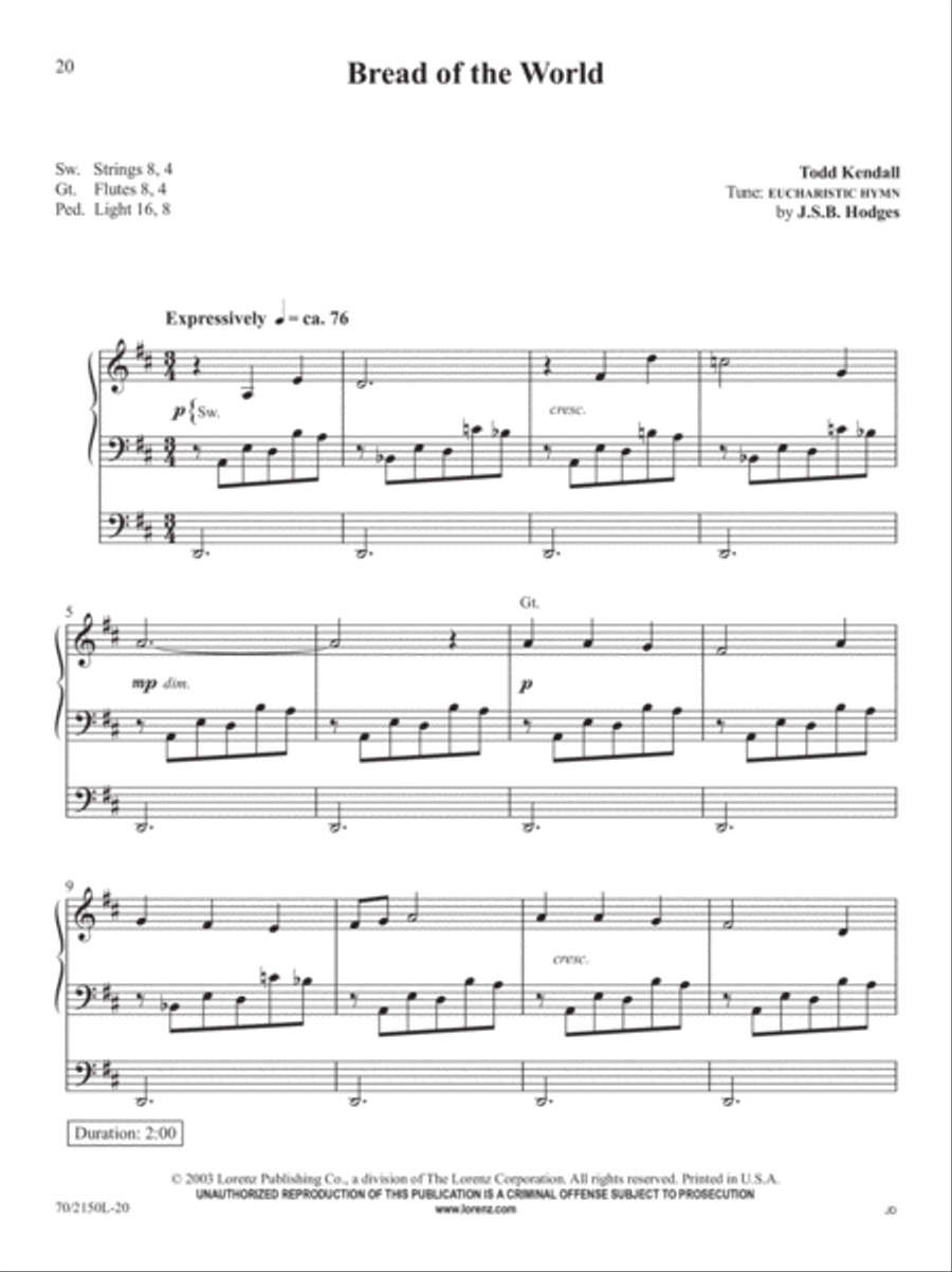 The Sacred Organ Library, Vol. 4 Organ Solo scores gallery preview page 7
