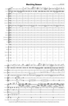 Book cover for Marching Season - Score Only