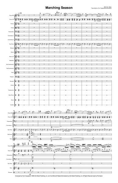 Marching Season - Score Only image number null