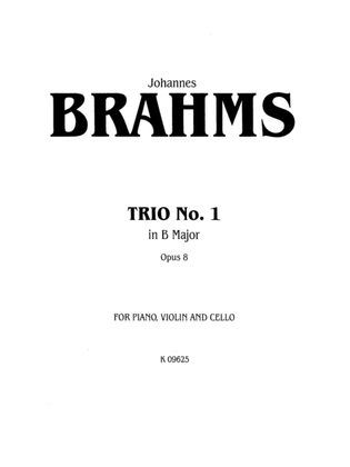 Book cover for Brahms: Trio No. 1 in B Major, Op. 8