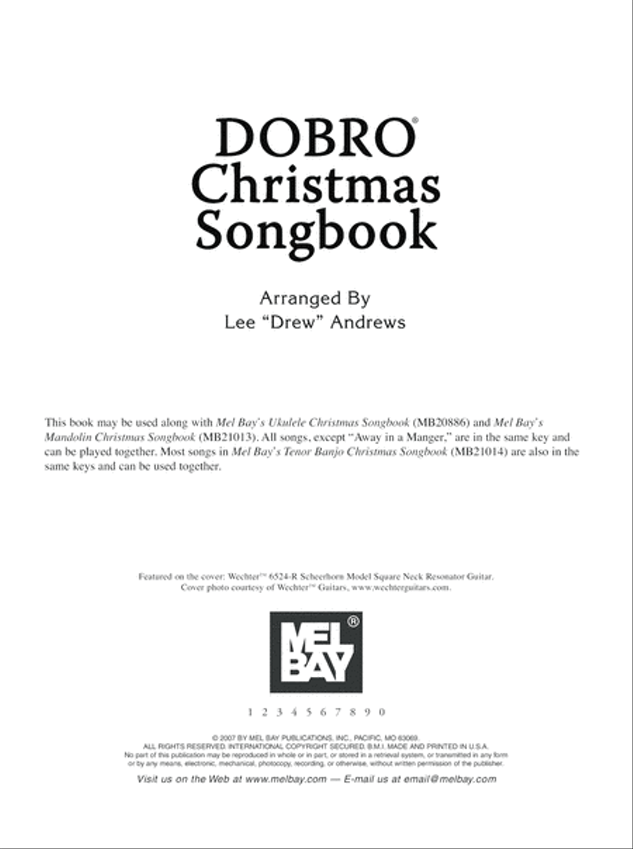 Dobro Christmas Songbook Dobro scores gallery preview page 2