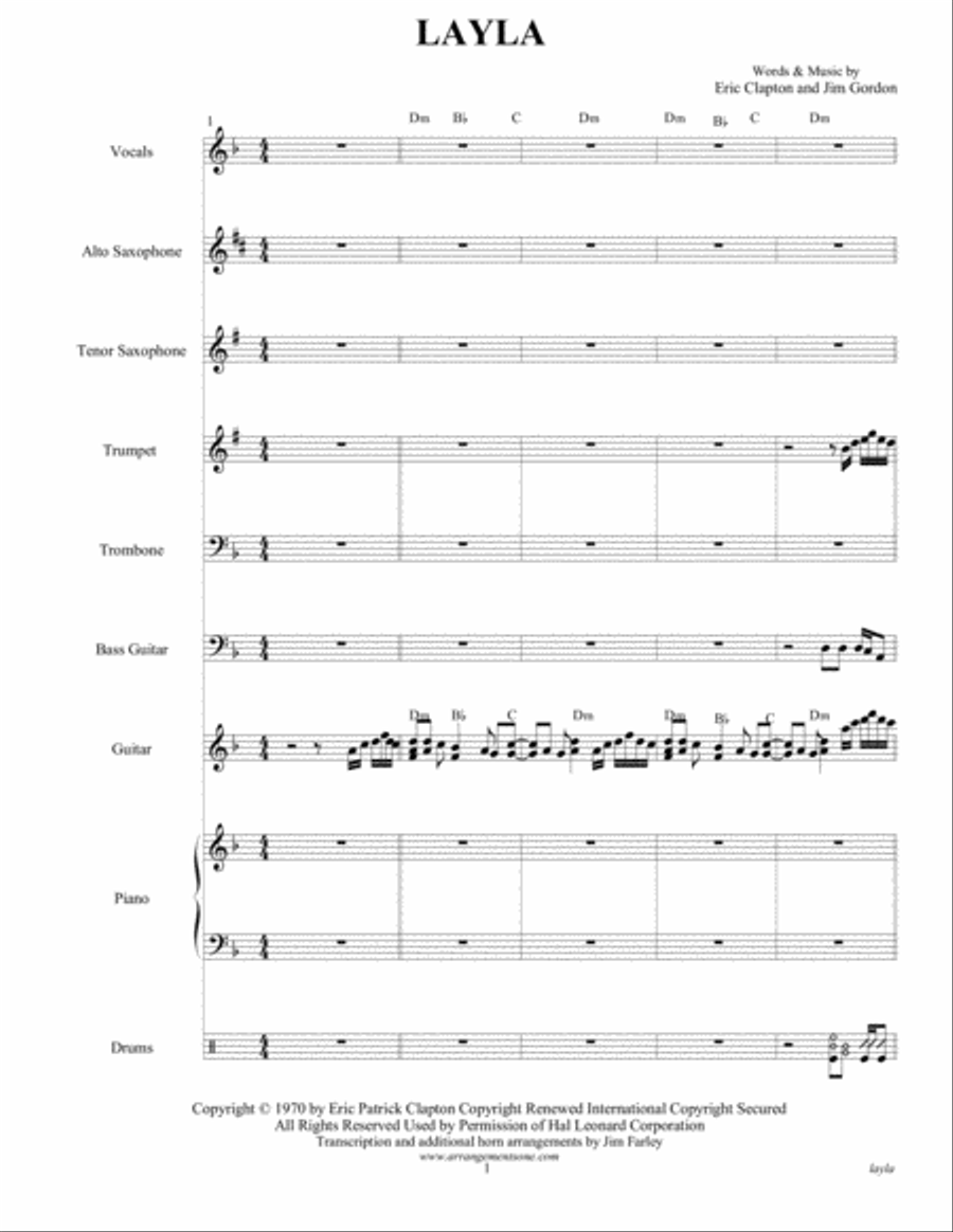 Layla Large Ensemble scores gallery preview page 6