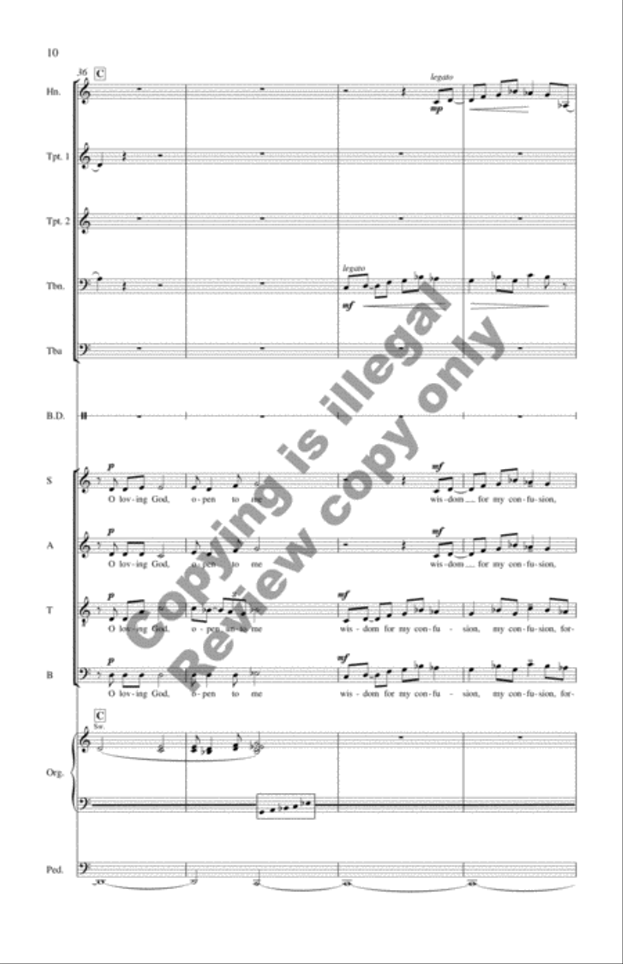 Alleluias, Intercessions and Remembrances (Brass Quintet Score) Choir scores gallery preview page 8