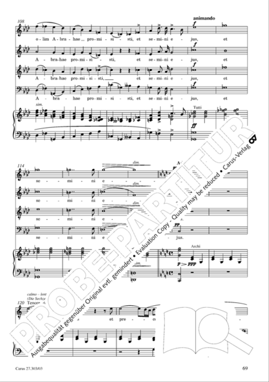 Messa da Requiem 4-Part scores gallery preview page 70