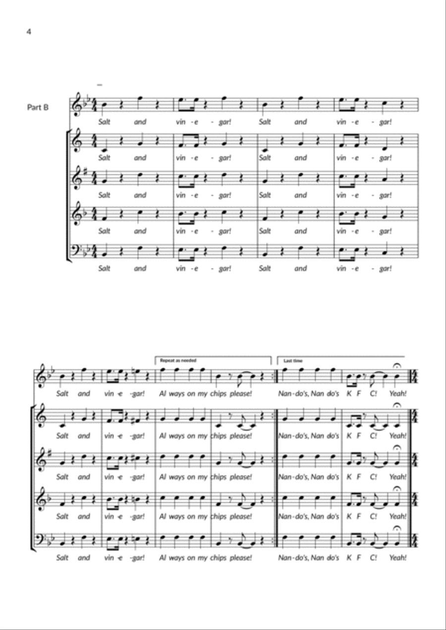 The Chicken Shop Swing! Large Ensemble scores gallery preview page 4
