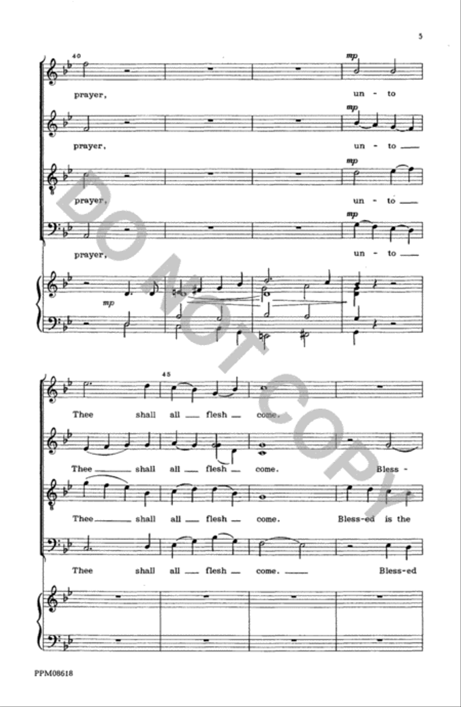 Thou O God Art Praised in Sion Divisi scores gallery preview page 6