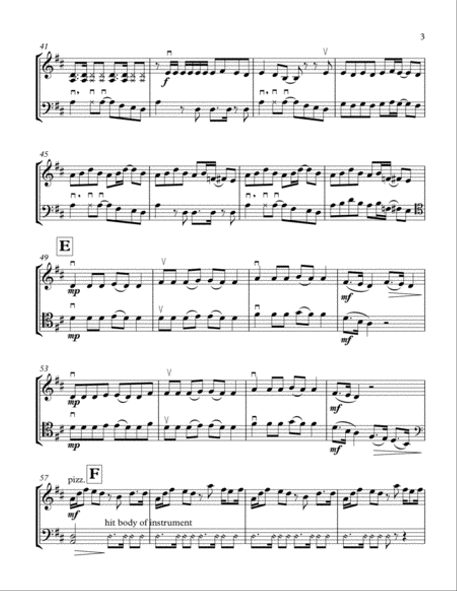 Best Day Of My Life String Duet scores gallery preview page 5