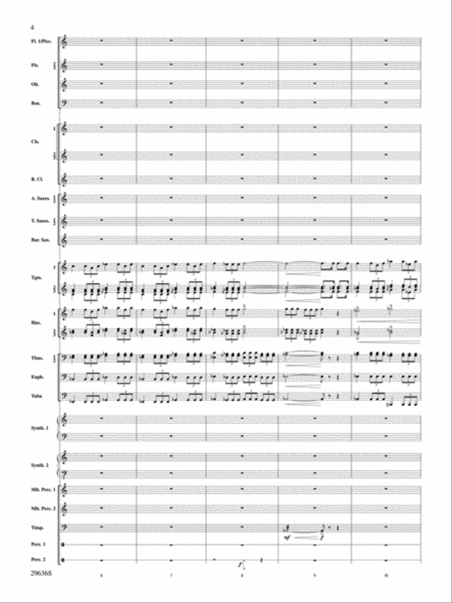 Ben-Hur (Score only) Concert Band scores gallery preview page 3