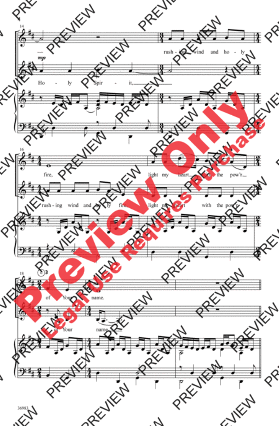 The Flame Women's Choir scores gallery preview page 4