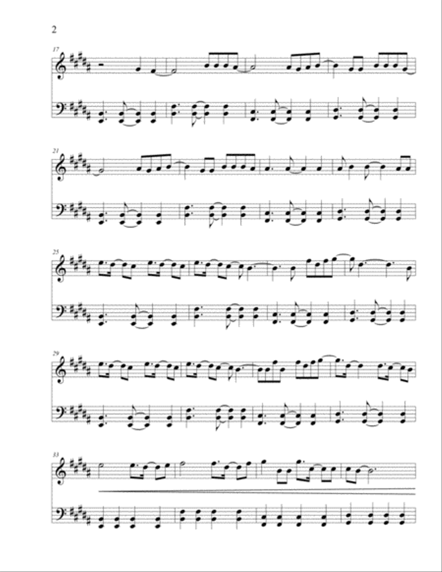 Don't Let Me Down Easy Piano scores gallery preview page 3