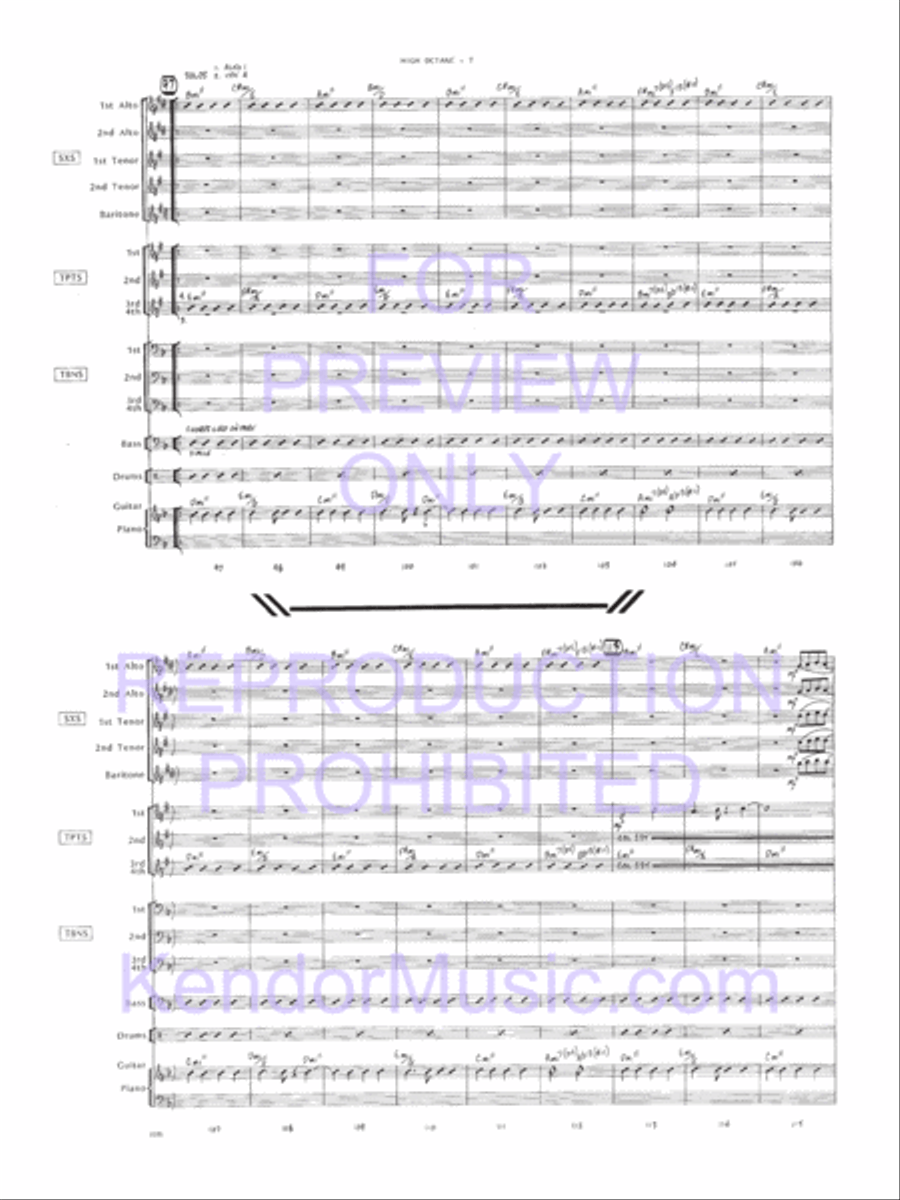 High Octane Jazz Ensemble scores gallery preview page 8
