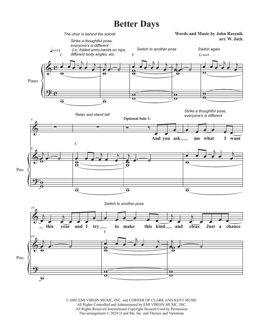 Better Days 2-Part scores gallery preview page 1