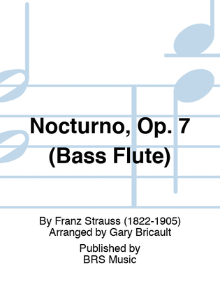 Nocturno, Op. 7 (Bass Flute)