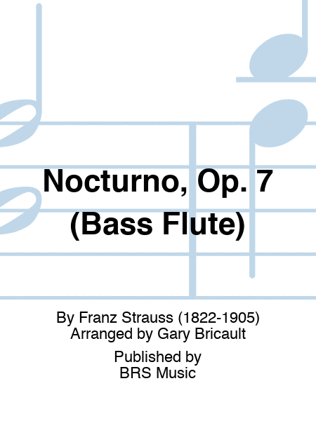 Nocturno, Op. 7 (Bass Flute) image number null