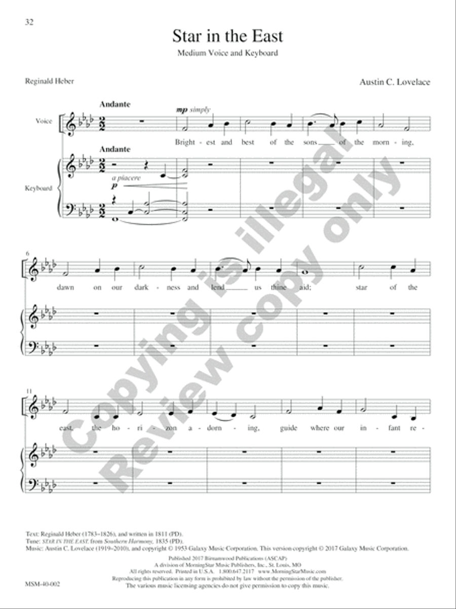 Seasons and Celebrations (Winter) Medium Voice scores gallery preview page 34