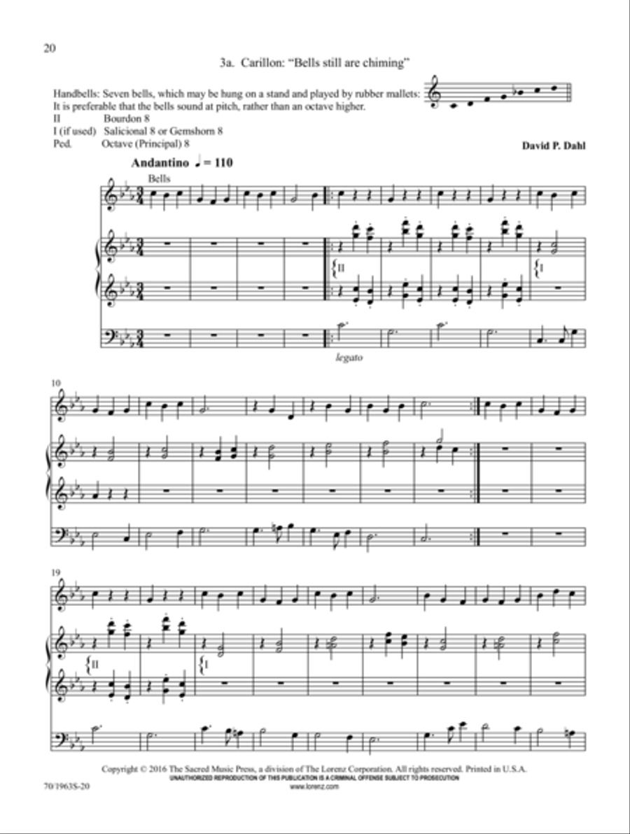 God of Grace and God of Glory Organ Solo scores gallery preview page 9