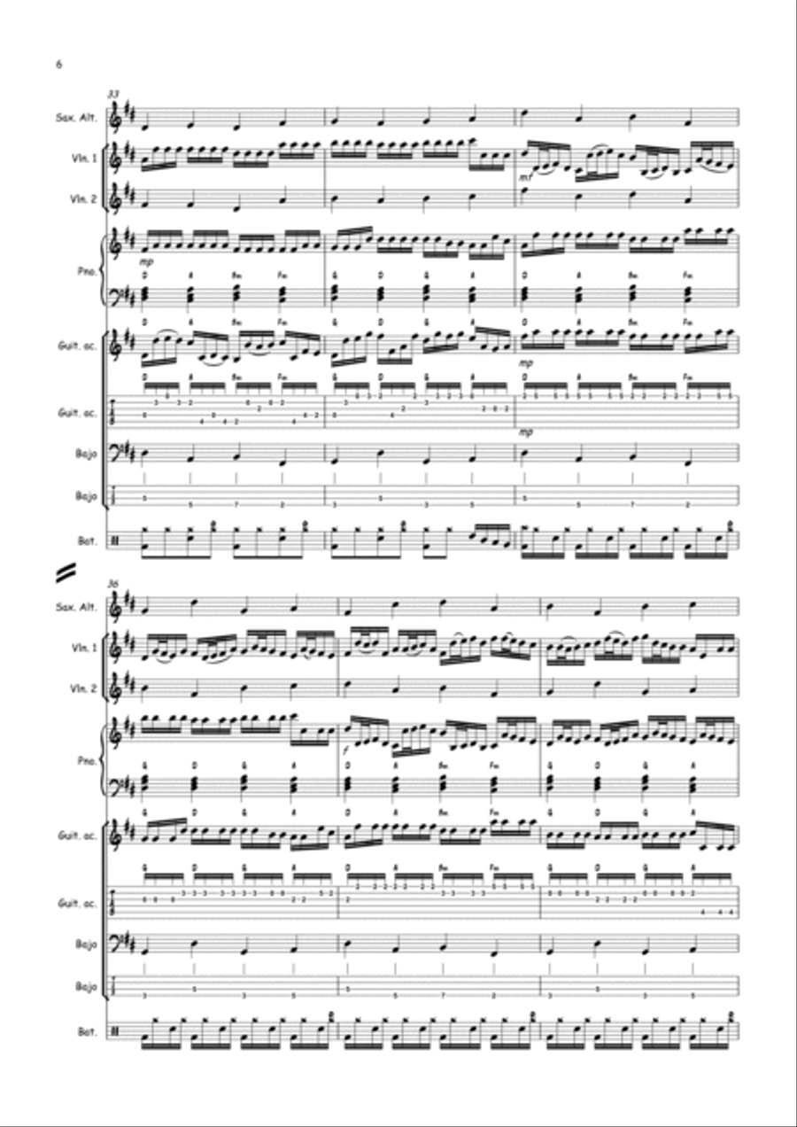 Cannon in D Major Cannon in D Major Concert Band scores gallery preview page 6