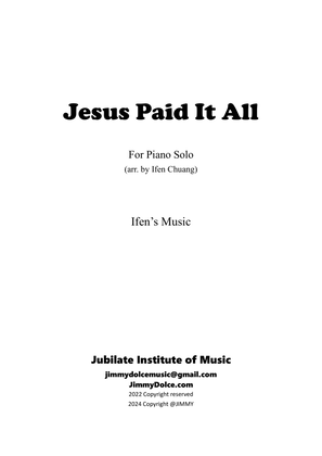 Book cover for Jesus Paid It All