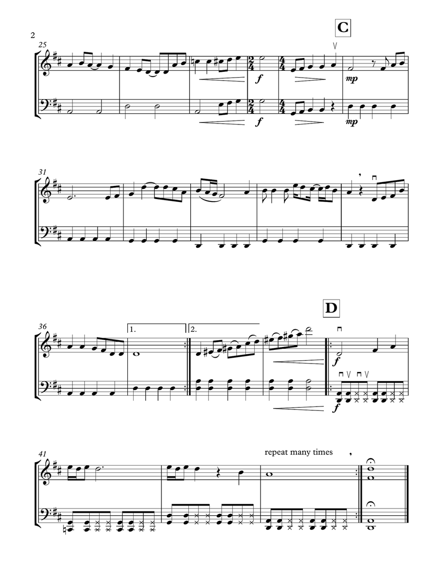 Hey Jude Hey Jude String Duet scores gallery preview page 3