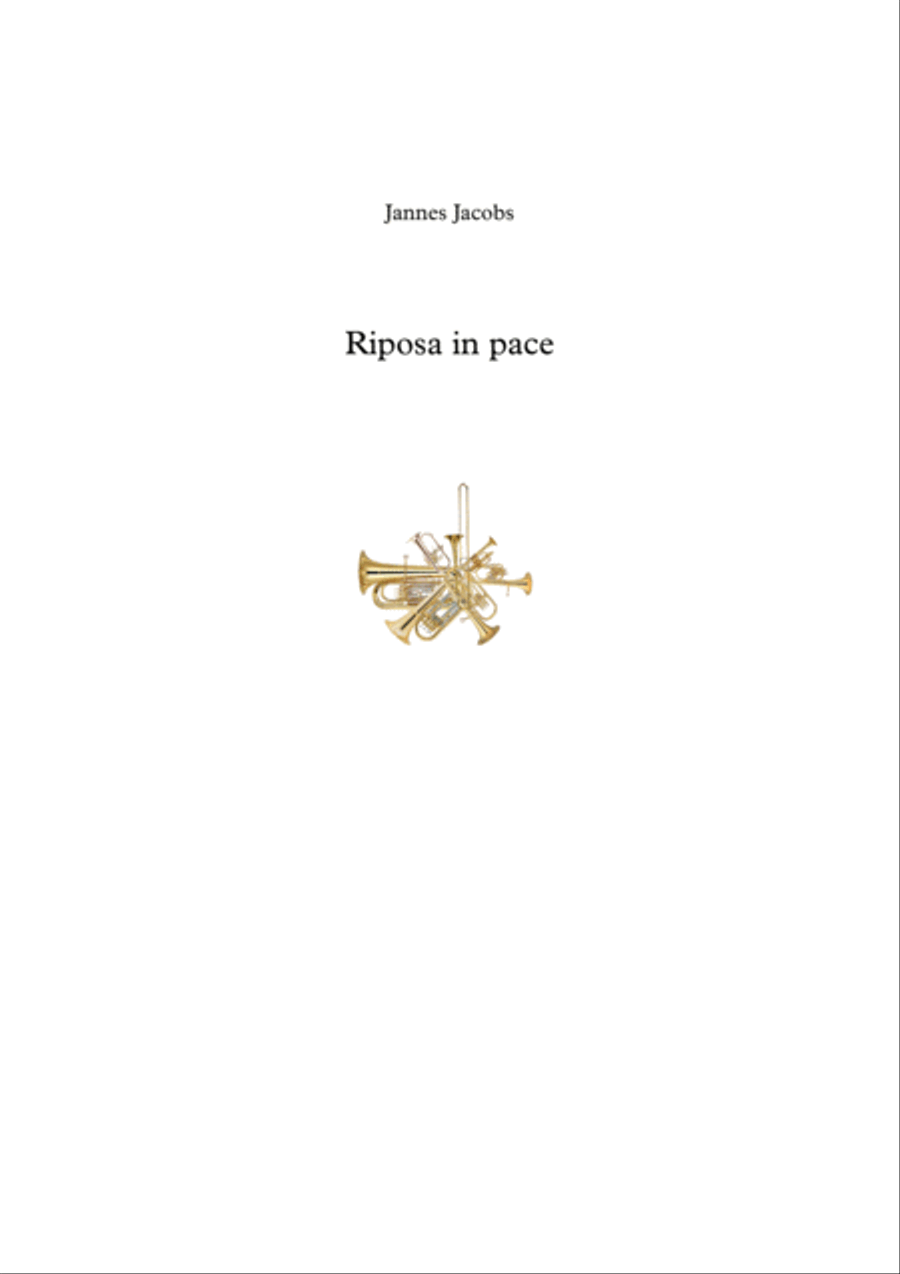 Riposa in Pace by Jannes Jacobs Concert Band scores gallery preview page 1