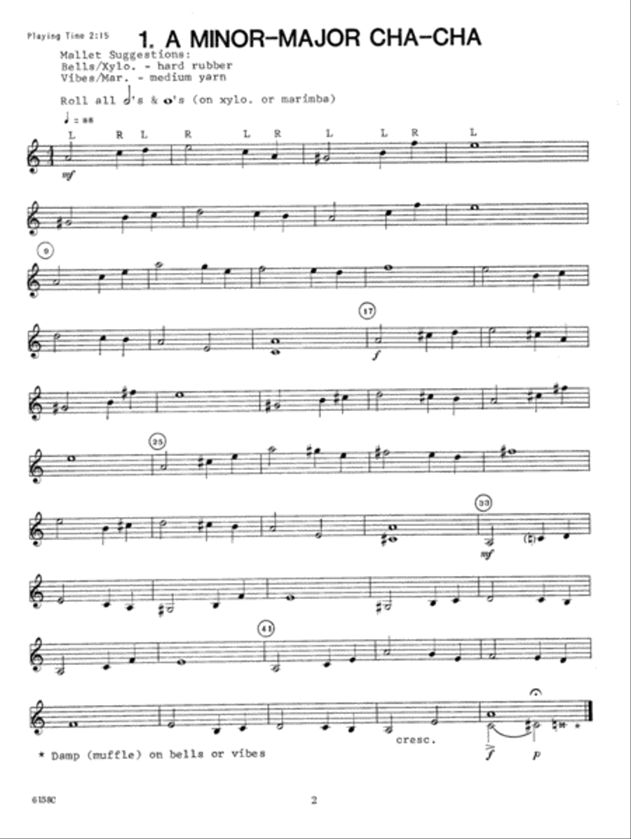 Contest Solos For The Young Mallet Player