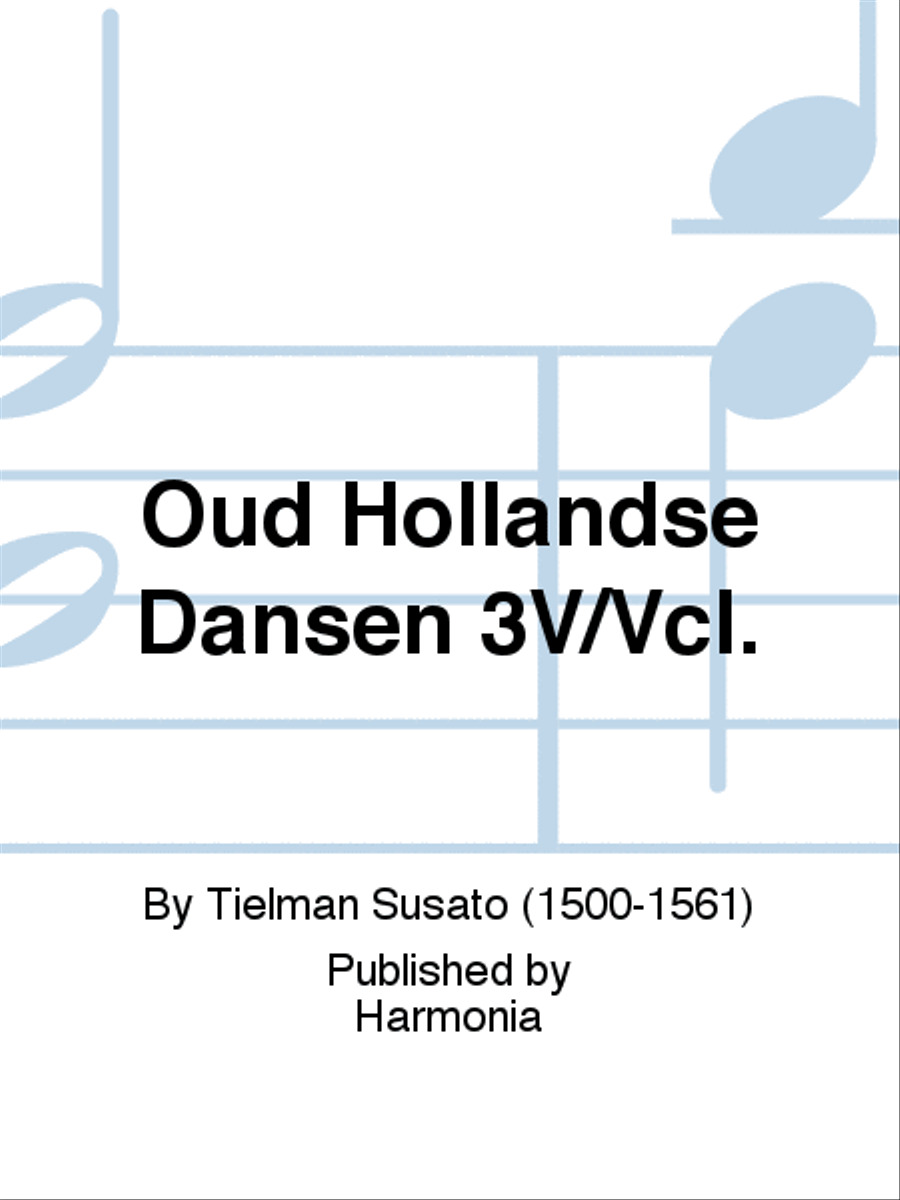 Oud Hollandse Dansen 3V/Vcl. Cello scores gallery preview page 1