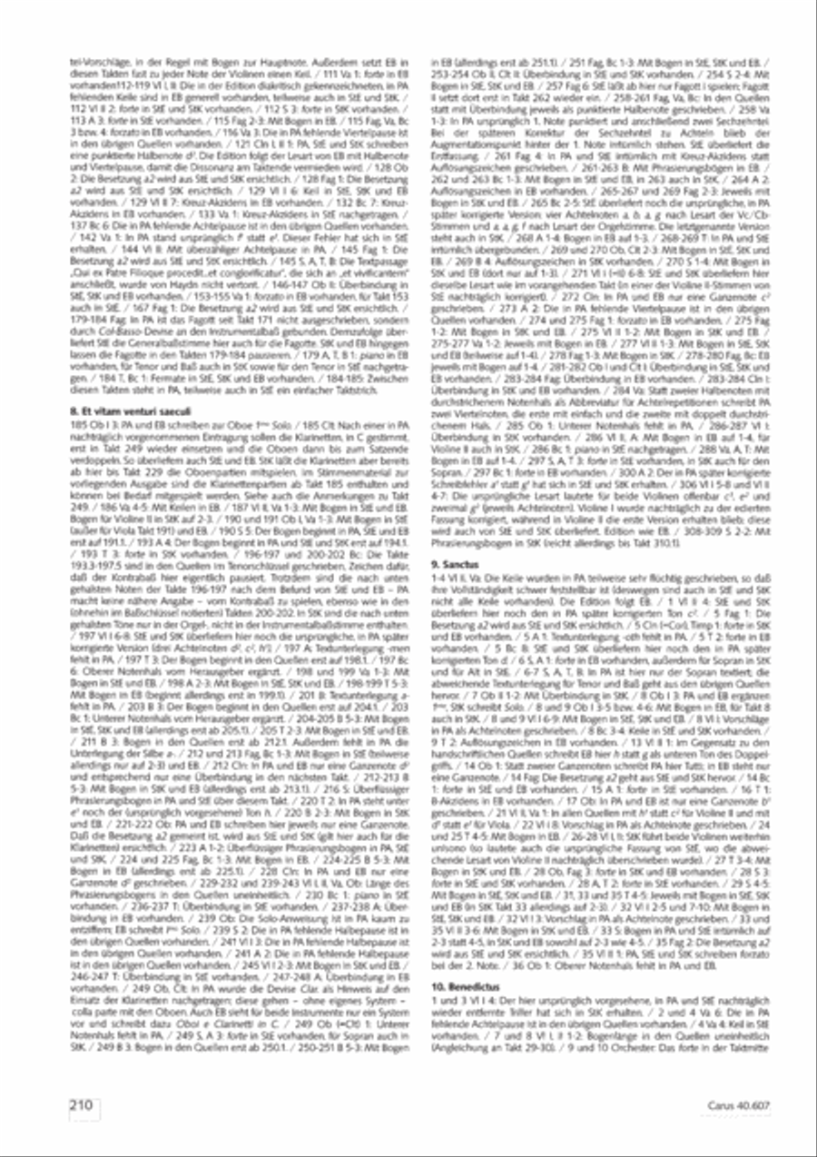 Mass in time of war (Missa in tempore belli) 4-Part scores gallery preview page 218