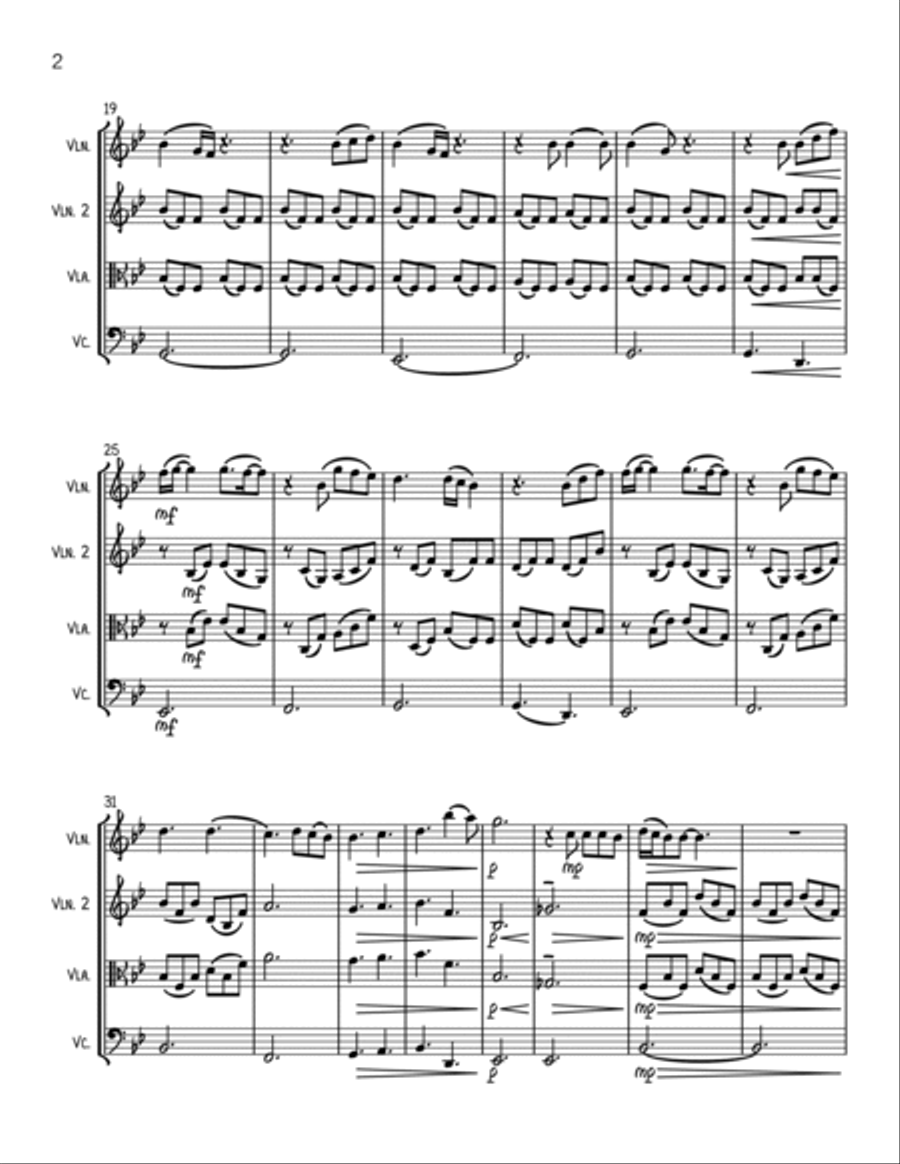 You Are The Reason String Trio scores gallery preview page 2