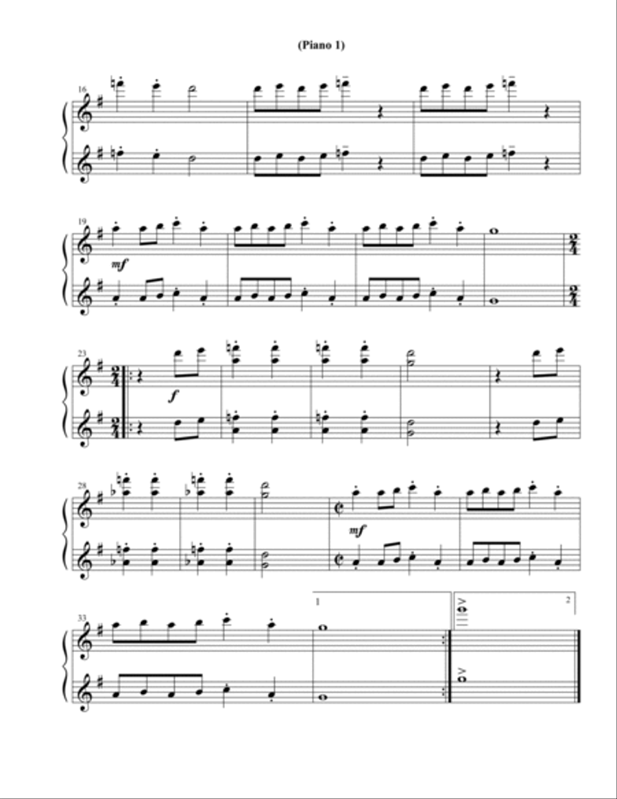 Modal Elephant Piano scores gallery preview page 3