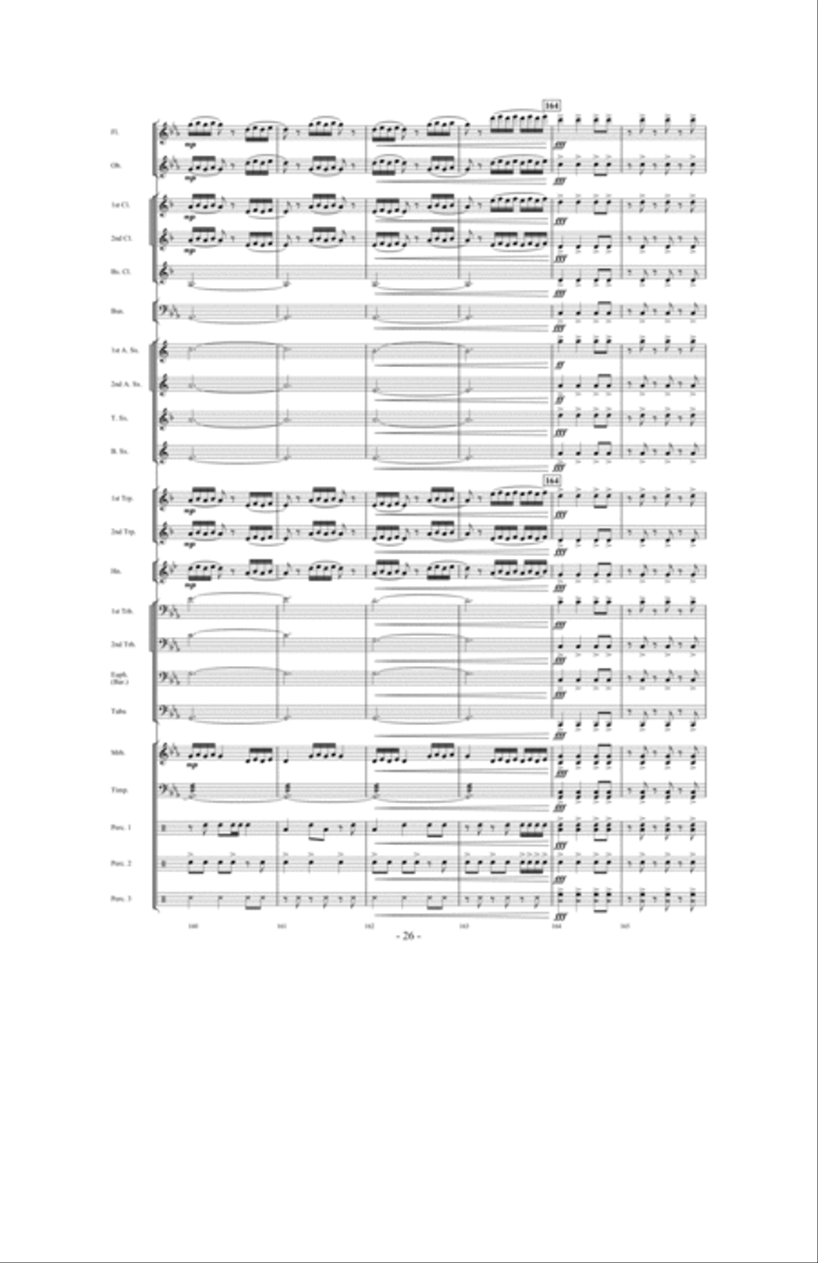 Invocation and African Dance Concert Band scores gallery preview page 25