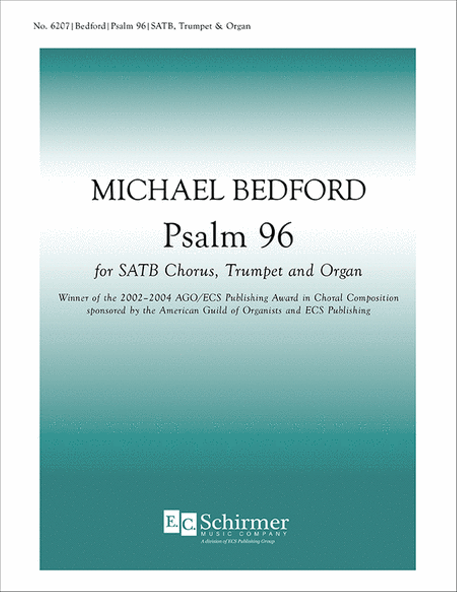 Psalm 96 4-Part scores gallery preview page 1