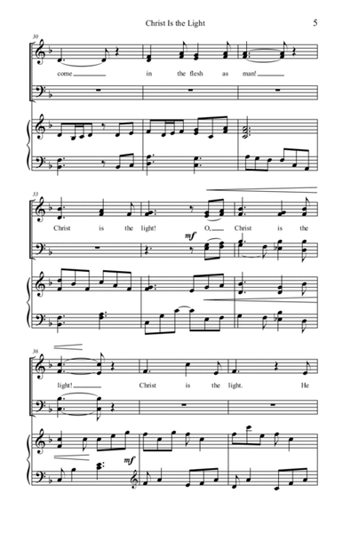 Christ Is the Light (SATB, Full Orchestration) image number null