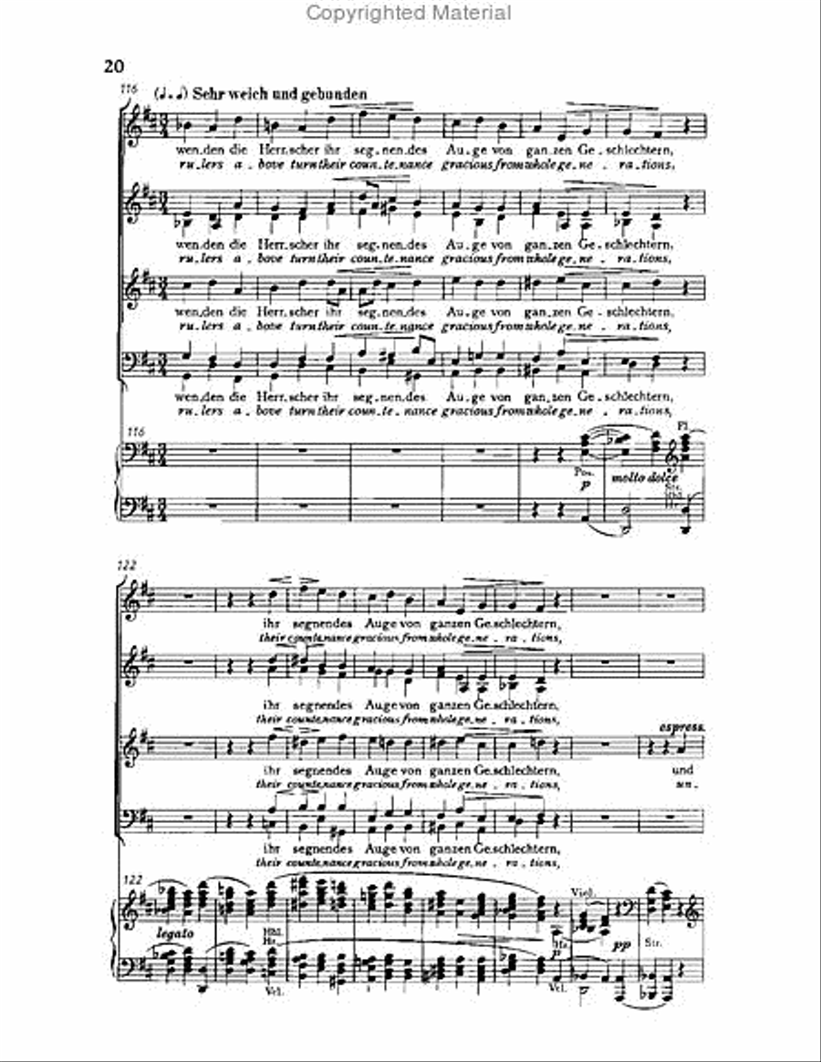Gesang der Parzen, Op.89 Choir scores gallery preview page 20