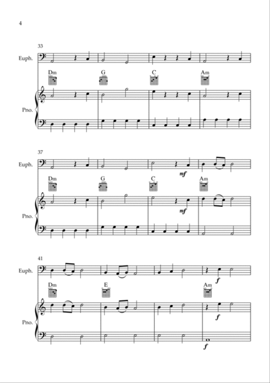 Flowers Euphonium scores gallery preview page 4